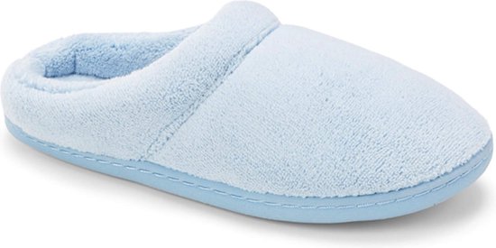 Home by TEMPUR® Windsock Slip-On Slippers Ladies - Light Blue - Size 36-37 - Pantoufles antidérapantes pour l'intérieur et l'extérieur