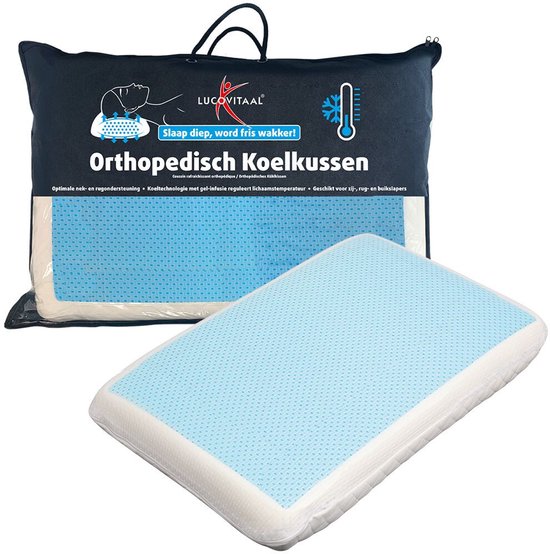 Lucovitaal Cooling Pillow Orthopaedic - (Oreiller refroidissant orthopédique)