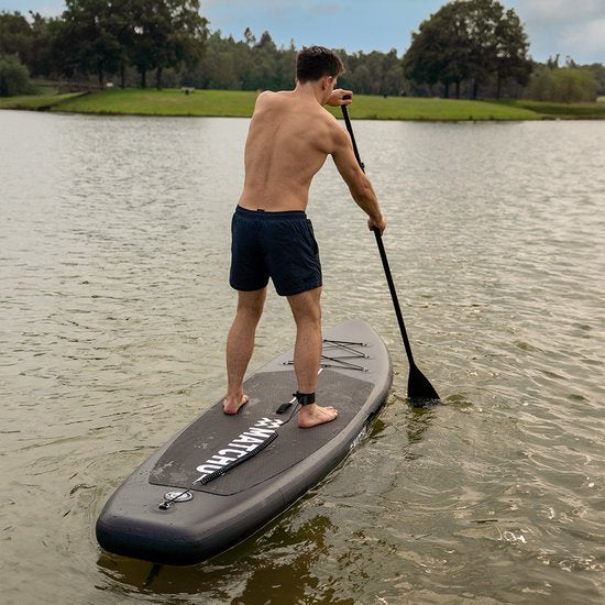 Matchu - SUP board - Bois/Mandala - Stand up paddle board - 320x81x15 - Gonflable