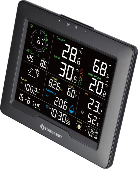 Station météo Bresser - Sahara TB - 8-en-1 - WiFi - Indice de chaleur