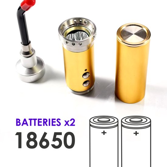 Panacea Red Light Therapy ReviveTorch Lampe portable de luminothérapie rouge