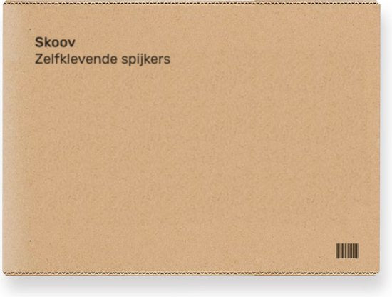 Crochets auto-adhésifs - Pinces à élingues - Clou auto-adhésif - 20 Pièces - acier inoxydable - Extra fort - Skoov