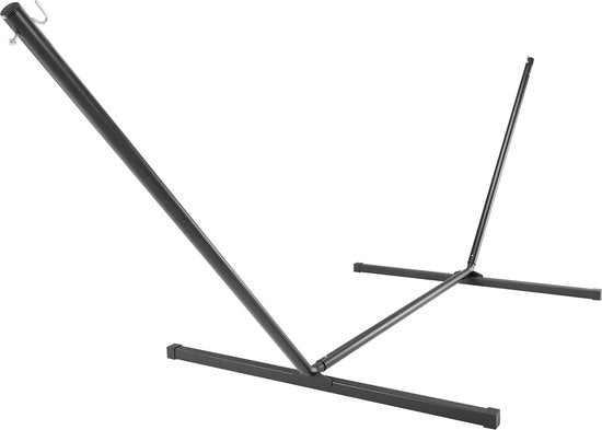 Juskys Hamac Cata - Anthracite - Base et coussin inclus