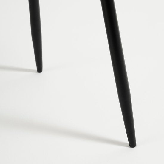Table basse - Mica Decorations - Table d'appoint - H49 x Ø42 cm - Métal - Noir