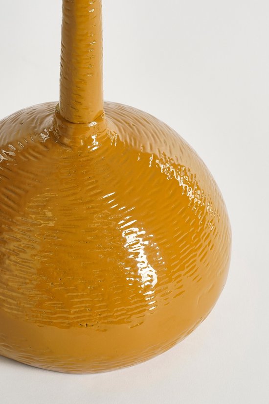 Mica Decorations Table d'appoint Colin - H58 x Ø34 cm - Aluminium recyclé - 100% FSC - Marron