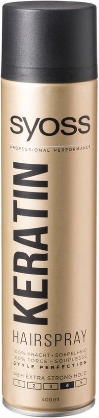 Syoss - Spray pour cheveux - Kératine - 4 - 400ml