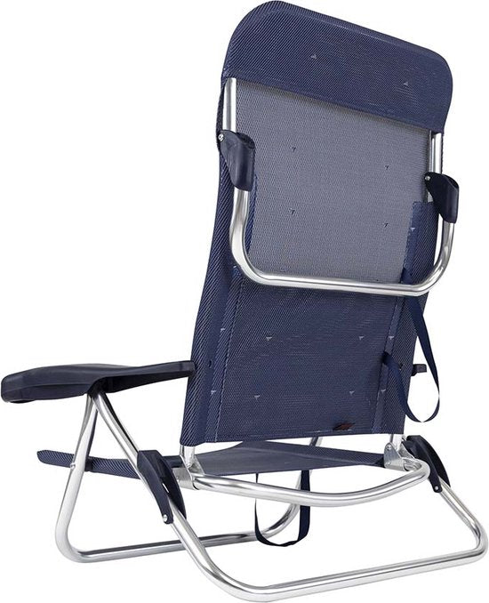 Crespo - Chaise de plage - AL/221 - Bleu foncé