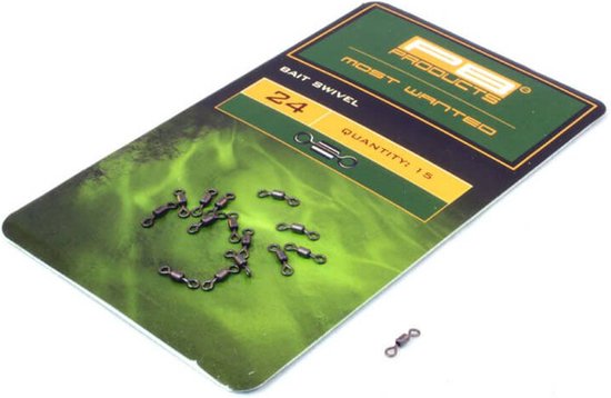 PB Products - Bait Swivel 24 - Taille 24 - 15 pièces