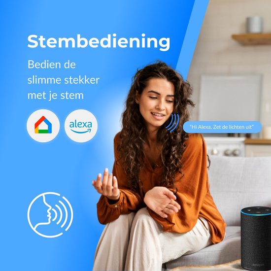 PuroTech Smart Plug - Timer & Energy Meter - Smart Plug - Convient à Alexa / Google Home - Compteur de consommation - Coûts énergétiques