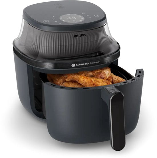 Philips 3000 Series Airfryer NA330/00 - 6,2 L - Rapid Air Plus - Fenêtre de visualisation - Écran tactile