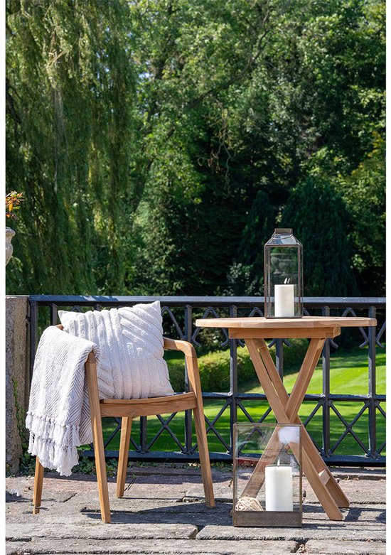 House Nordic Dining Chair Otero - Teck - Design scandinave - Avec accoudoirs - Naturel - 1 pièce