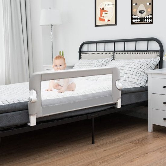 Coast Foldable Bed Rail Safety rails for Toddler Barre de lit 105 x 40 x 42 cm White + Grey
