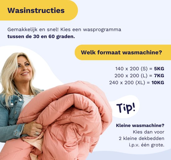 Zelesta® Royalbed Tender Grey & Cream 200x200cm - Couette sans housse - 30 jours de sommeil à l'essai - Couette sans housse lavable - Couette imprimée - Couette d'été et d'hiver toute l'année