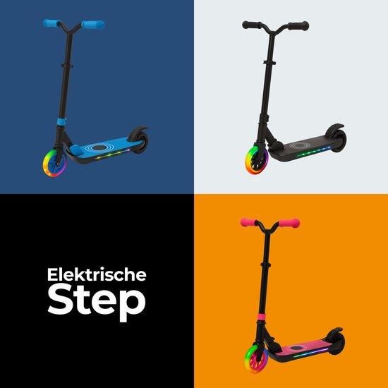 Scooter électrique Denver pour enfants - 10km/h - Scooter pour enfants - Lumières LED - 6km d'autonomie - SCK5500B