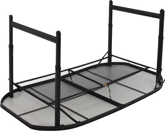 Bo-Camp - Industriel - Table - Northgate - Ovale - Modèle valise - 150x80 cm