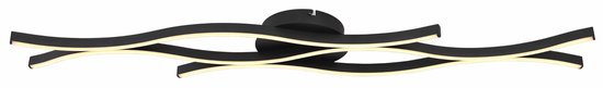Plafonnier Globo Geronimo - noir - métal - 67206D