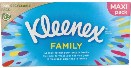 Famille de mouchoirs Kleenex 128 pièces