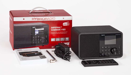 Imperial DABMAN i160 Radio DAB+ et Internet - noir