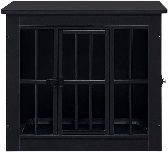 Cage pour chien - cage pour chien - cage pour chiots et petits chiens - cage pour chien - pour l'intérieur - avec plateau hygiénique pour la cage - 63 cm x 51 cm x 59 cm.