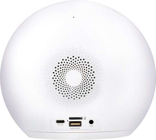 Grundig Wake-Up Light Alarm Clock - Réveil numérique avec radio et Bluetooth - Réveil lumineux avec affichage LED - Réveil lumineux - Blanc