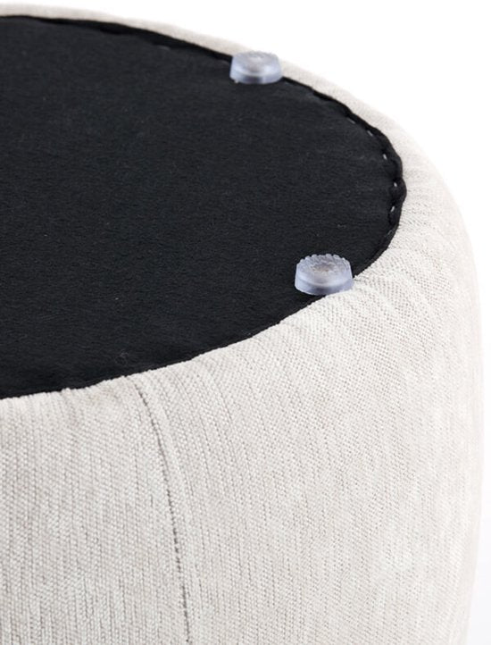 Light & Living Tabouret Sibiu - Marron - Ø50x40cm -.