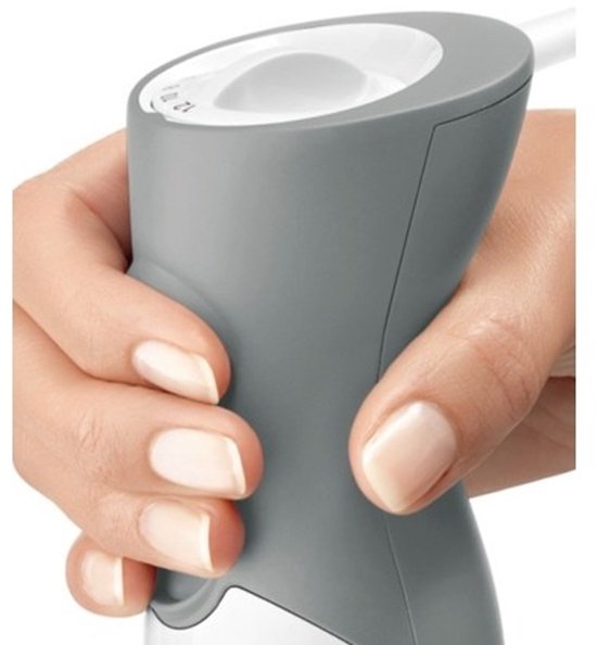 Bosch MSM66110 ErgoMixx - Mixeur plongeant - 600W - Avec gobelet doseur - Blanc/Gris