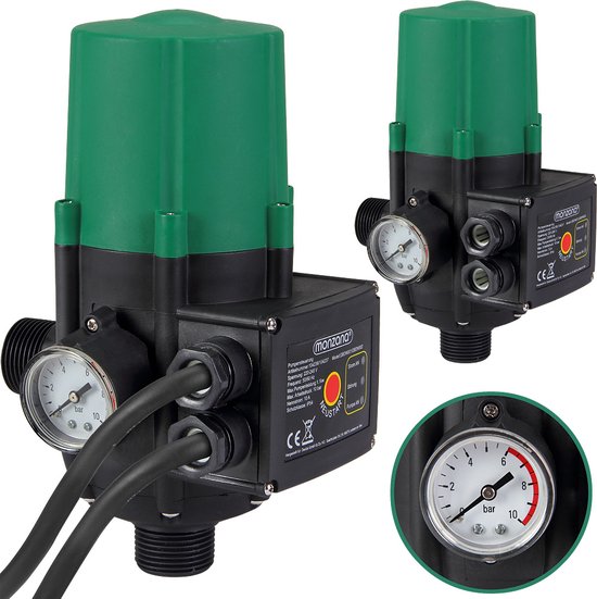 Deuba Pressostat pour pompe à eau AVEC câble 10Bar