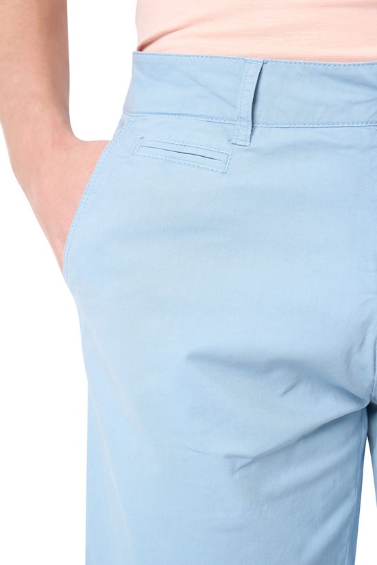 Mario Russo Chino Short - Shorts pour hommes - Coton - Bleu clair - 3XL