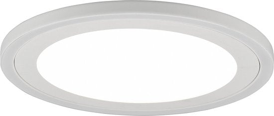 Reality - Lampe de plafond LED - Plafonnier - 24,5W - Blanc naturel 4000K - Rond - Blanc - Plastique