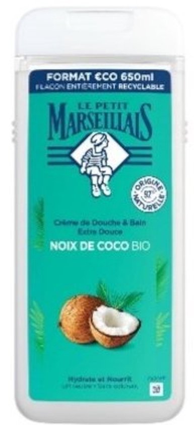 Le Petit Marseillais douche & bain 650ML Coco