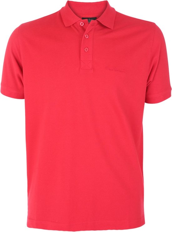 Pierre Cardin - Polo Basic SS pour homme - Rouge - Taille S