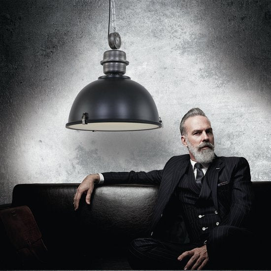 Lampe suspendue Steinhauer Bikkel - Noir