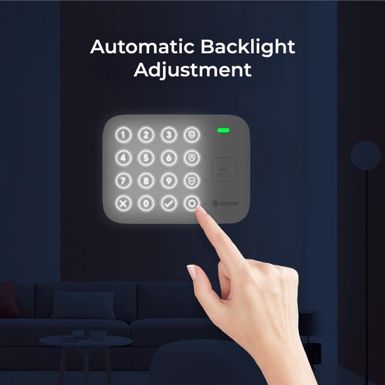 Système d'alarme sans fil Denver - Smart Home - Tuya - Sécurité Maison Camper Caravane Bateau - SHA220