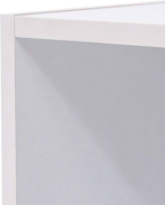Woltu bibliothèque huit compartiments - 60 x 121 x 29,5 cm - MDF blanc - modulaire - moderne