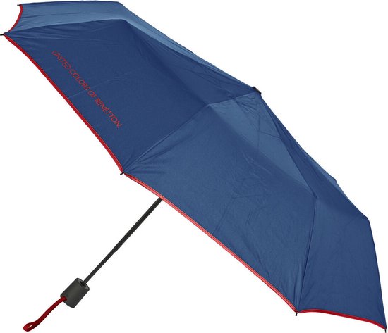 United Colors of Benetton Parapluie Mini AC - Pliable - Ø 95 cm - Bleu