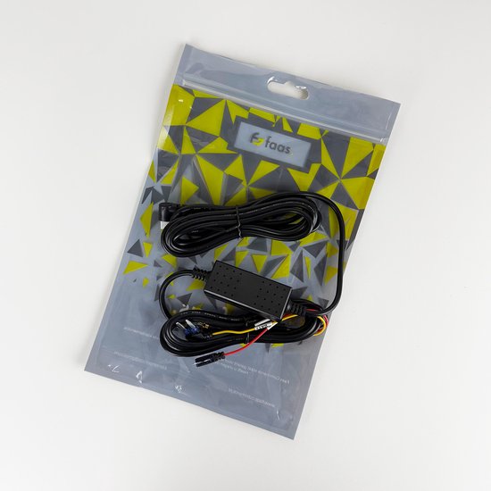 Kit de câblage Dashcam - Surveillance 24 heures - Connexion USB-C - Design compact - Facile à installer - Connexion directe à la batterie - par Faas