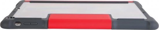 STM dux 20,1 cm (7,9'') Étui à rabat Gris, Rouge, Transparent