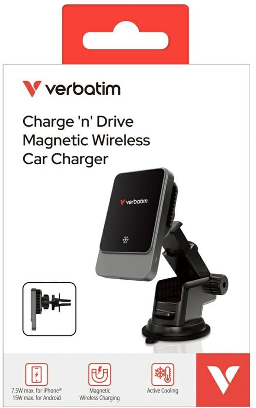 Verbatim Car Charger For Magsafe 15W Cnd-03 For Apple Rgb Phones