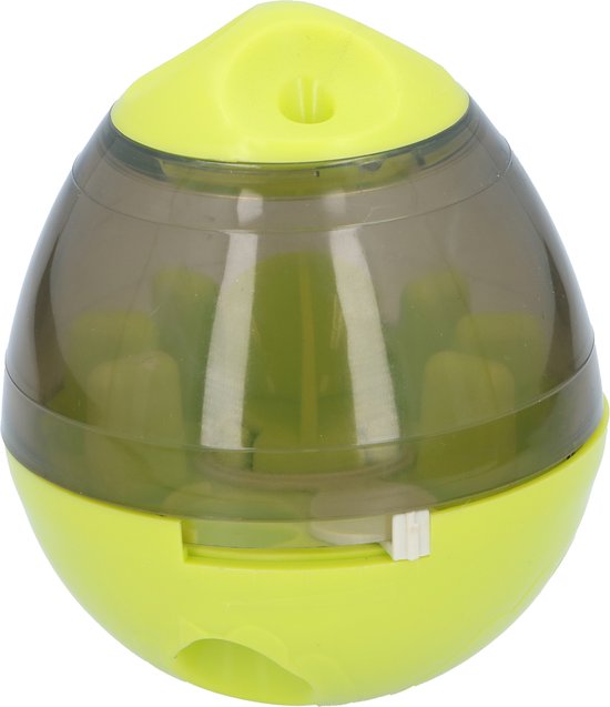 maxxpro Snack Ball - Petit chien ou chat - Jouet pour animaux - Contre l'ennui - Balle de jeu - Ajustable - Vert
