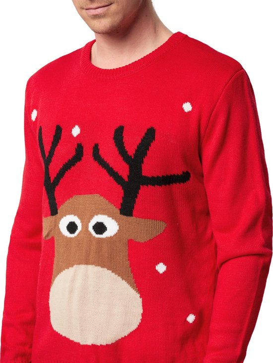 Dressforfun Pull de Noël sympathique renne XXL - déguisement halloween déguisement carnaval déguisement carnaval déguisement carnaval déguisement carnaval - 303394