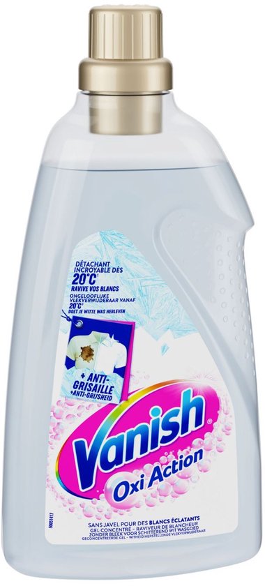 Vanish Oxi Action Laundry Booster Gel - Détachant pour le linge blanc - 1.5L
