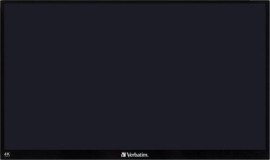 Verbatim Écran tactile portable Ultra HD 4K - 15,6" Noir