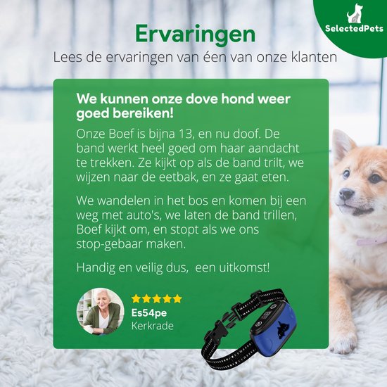 Collier anti-aboiement - Collier anti-aboiement pour chiens - Collier pour gros et petits chiens - Détection automatique des aboiements réglable pour votre chien