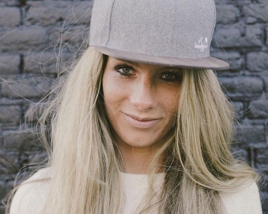 Casquettes en bois - Stanley - Gris chiné