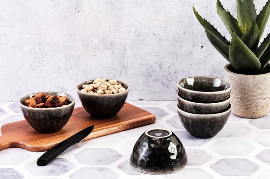 Bol MOON Ø11,5cm - 6 pièces - Encre