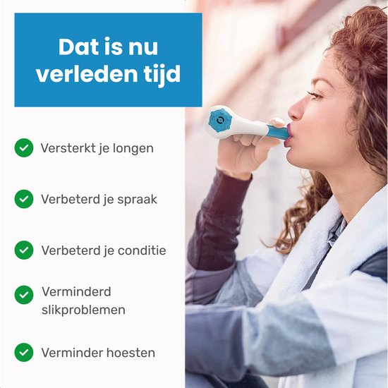 Entraîneur respiratoire - Entraîneur pulmonaire - Chaîne - Oxyfit - Oxygène - Oxygène - Chaîne - Entraîneur respiratoire