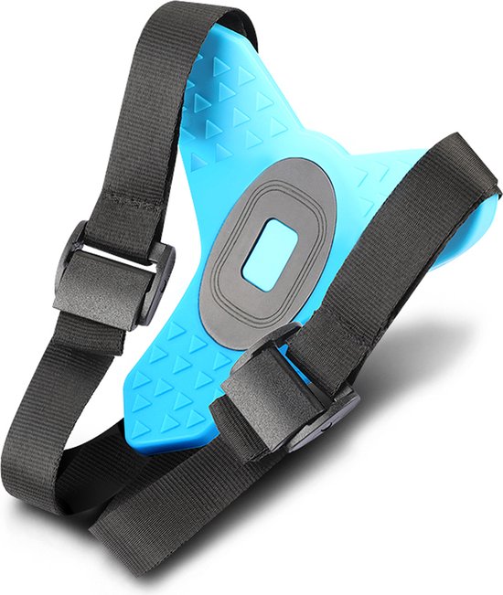 Techvavo® Support de casque pour moto et vélo - Universel - Convient à toutes les caméras d'action - Courroie de casque - Noir