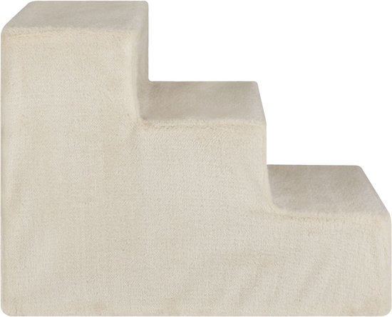 Escalier en bois pour animaux Timmy - Beige - 46 x 36 x 34 cm