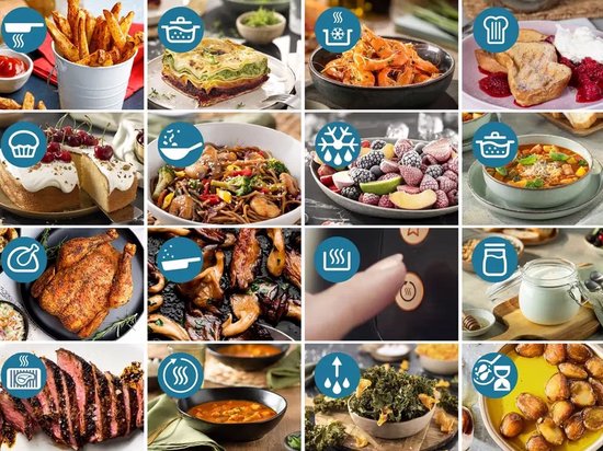 Philips 3000 Series Airfryer - 7,2L - RapidAir Plus - Fenêtre - NA340/00