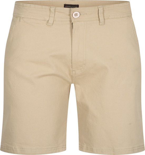 Cappuccino Italia - M - Short Chino - Hommes - Sable